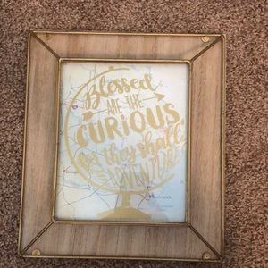 Blessed are the curious wall art